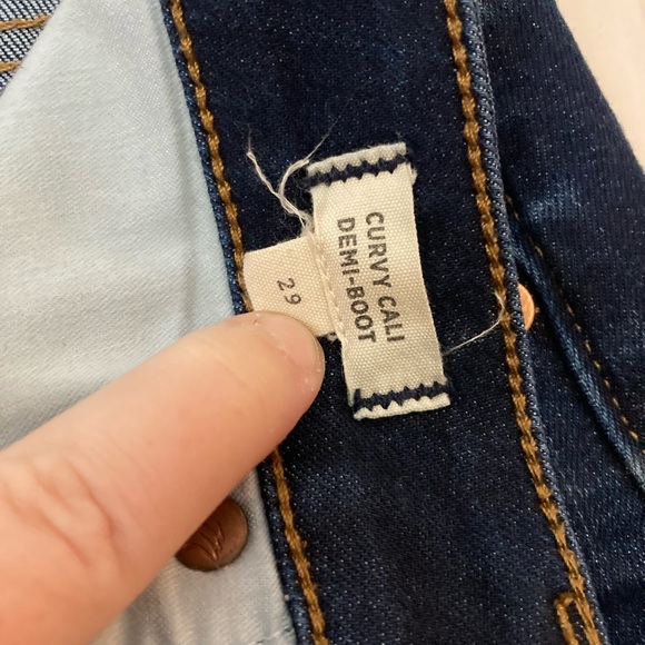 Madewell Curvy Cali Demi-Boot Jeans in Larkspur. size 29 - Picture 2 of 10